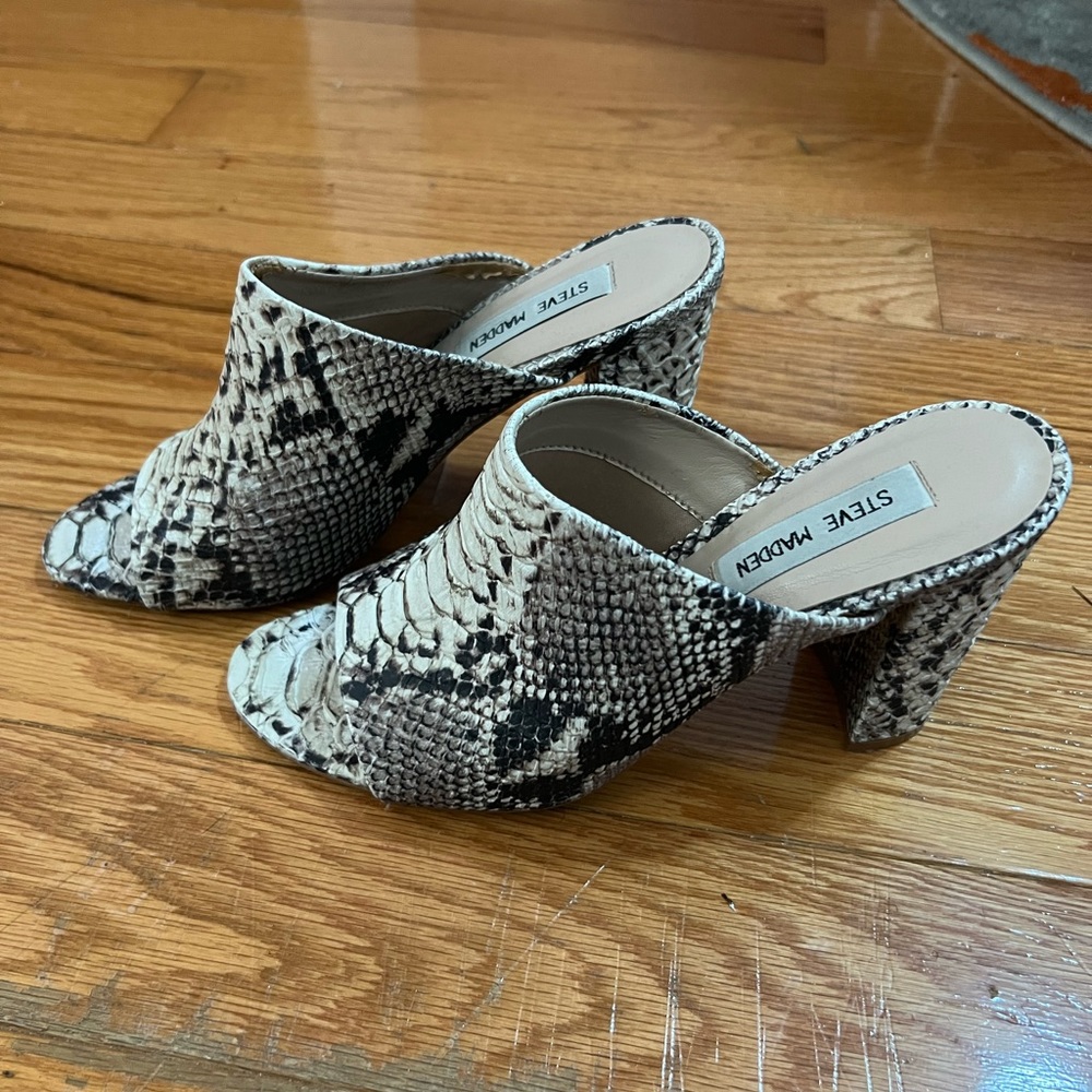 Steve Madden Snakeskin Sandals
